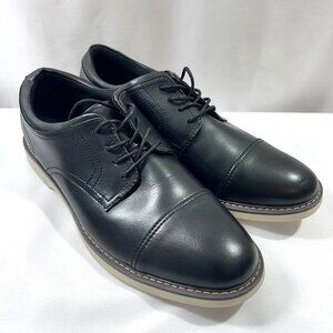 Alfani Theo Leather Oxford Dress‎ Men's Shoes Black 11.5M Cap Toe Lace-Up